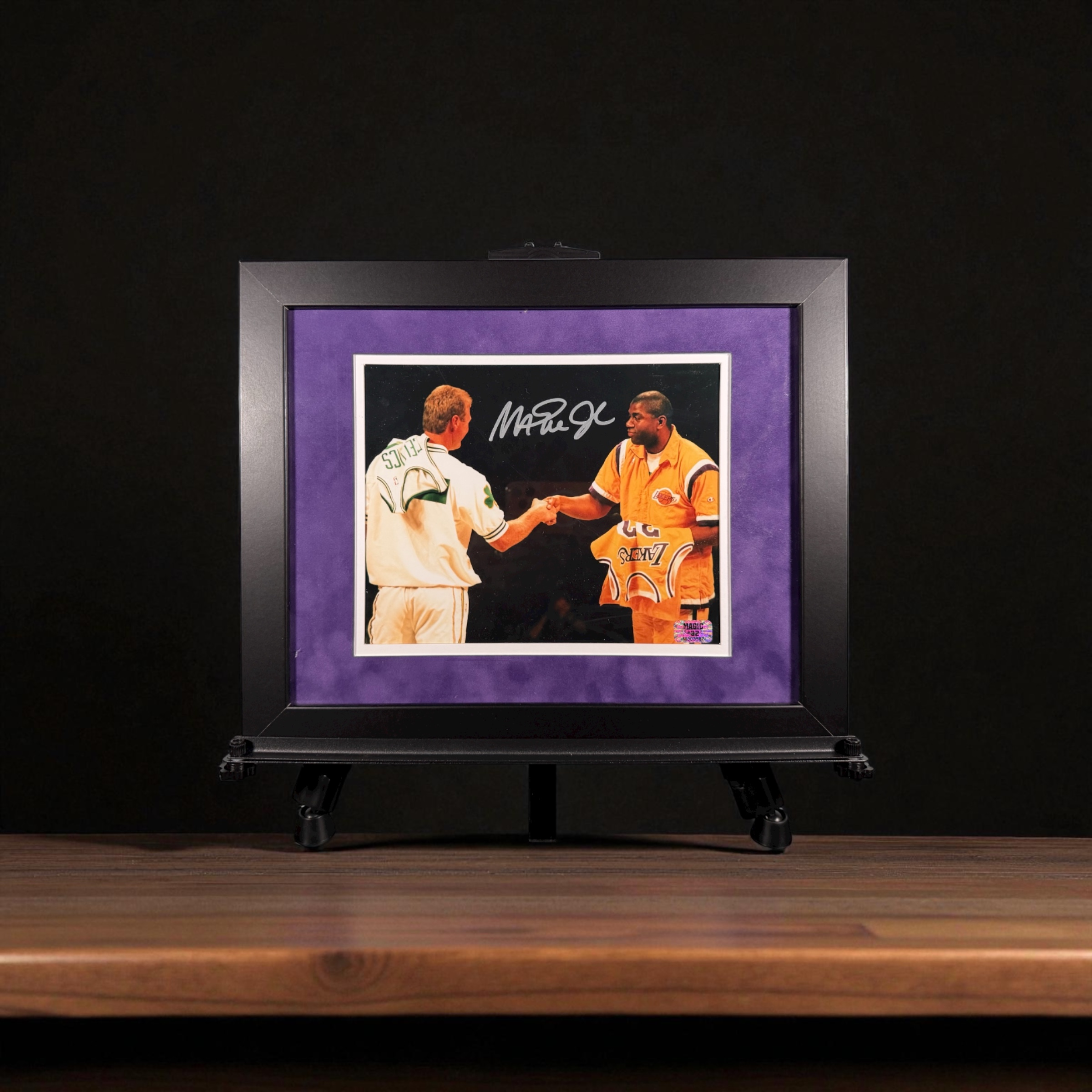 Magic Johnson Autographed Basketball Memorabilia