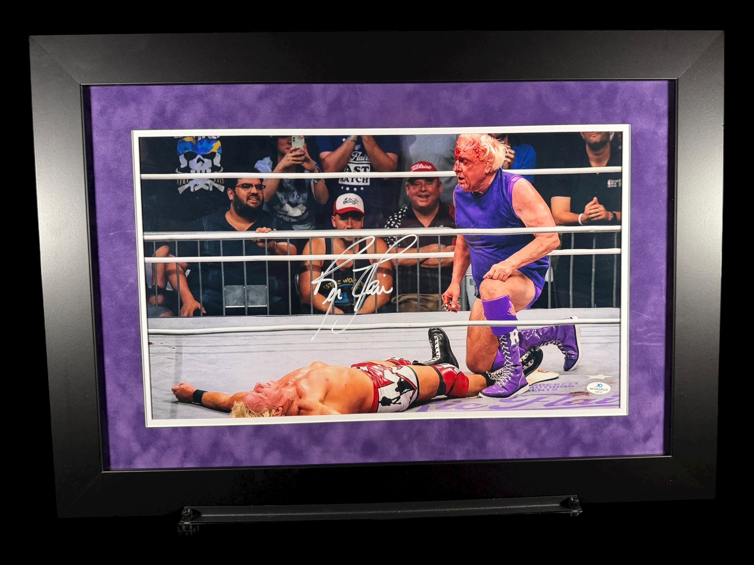 Ric Flair Autographed Pro Wrestling Photo