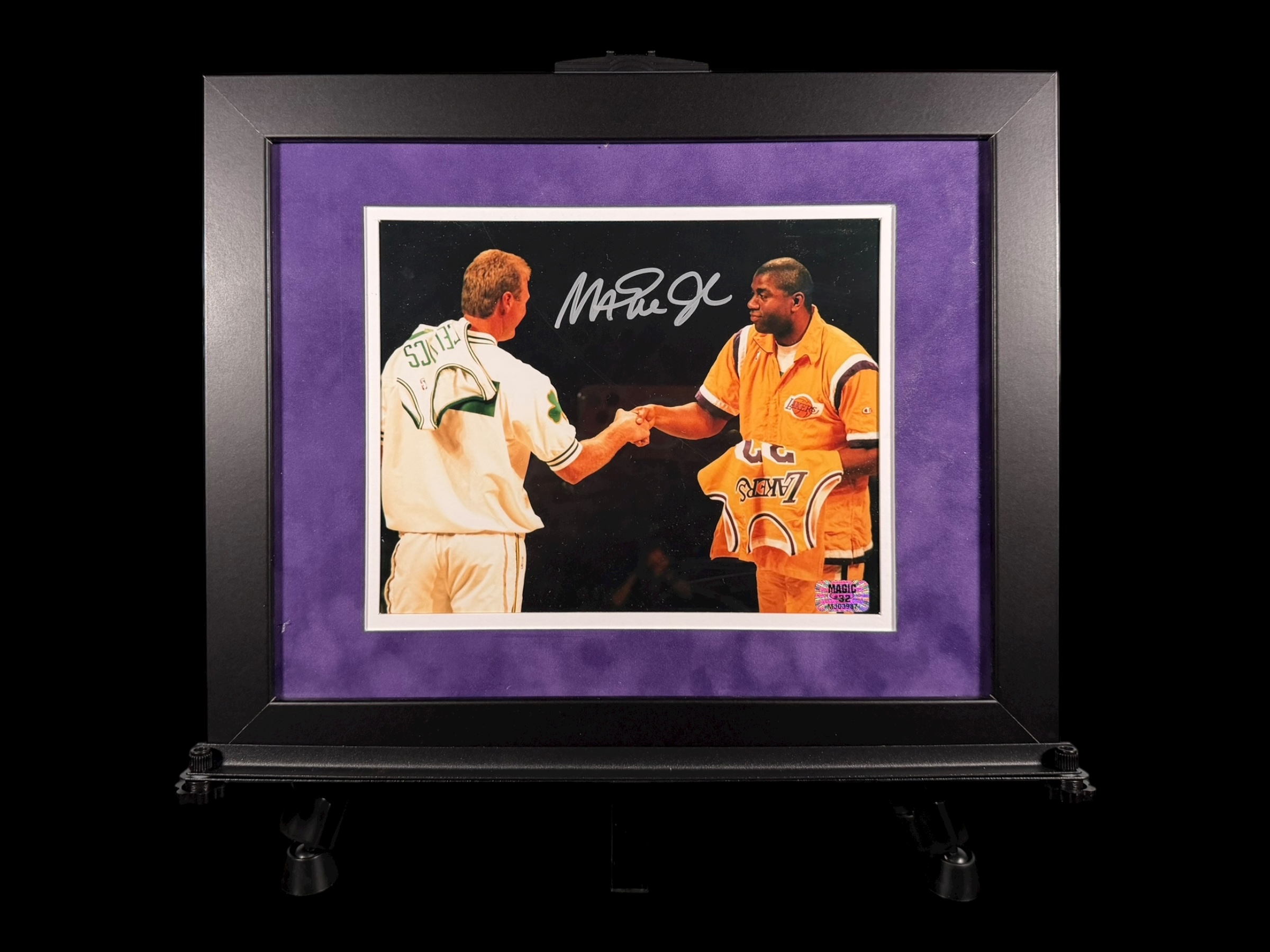 Magic Johnson Autographed Basketball Memorabilia