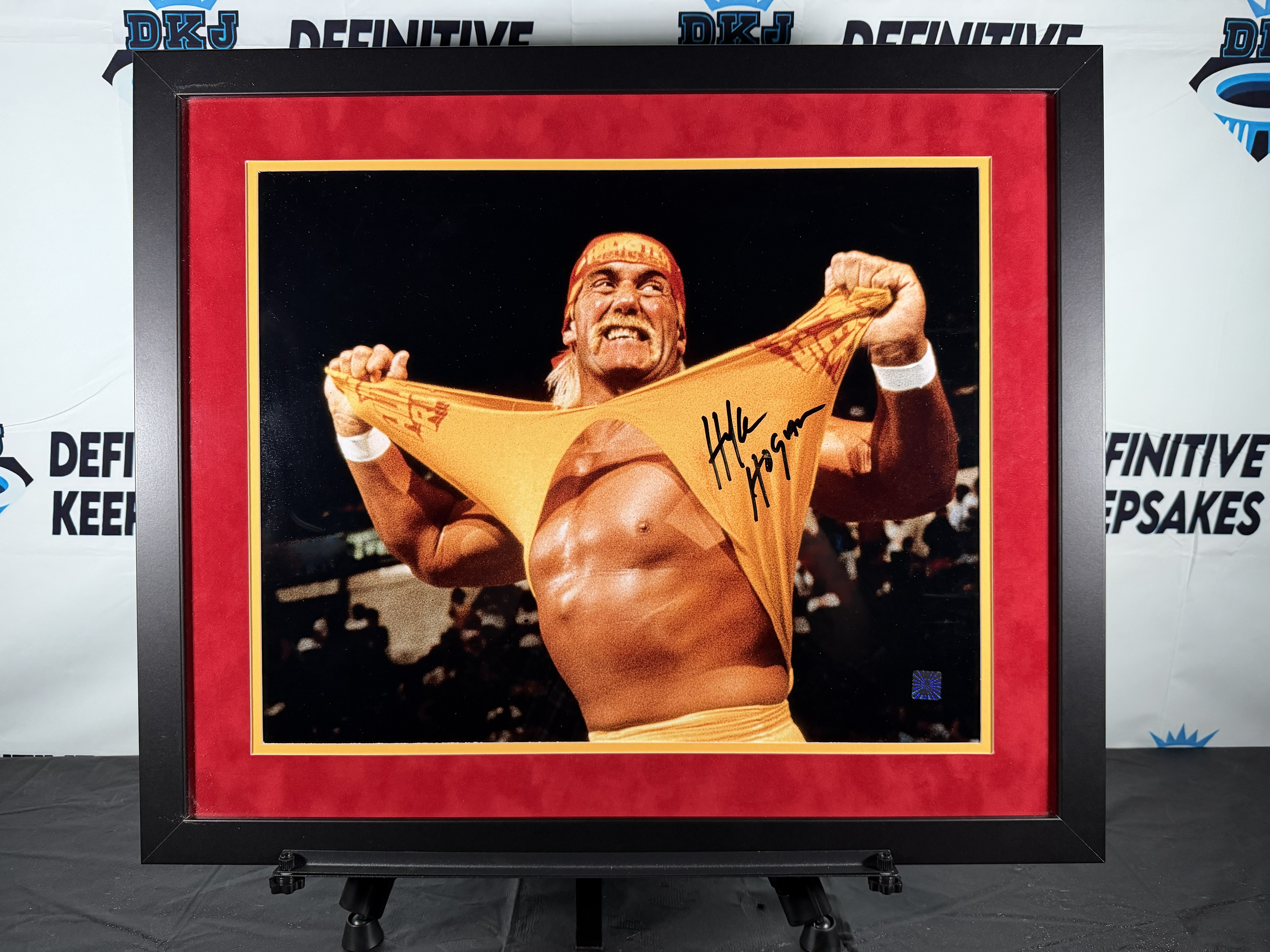 Hulk Hogan Signed Framed Photo