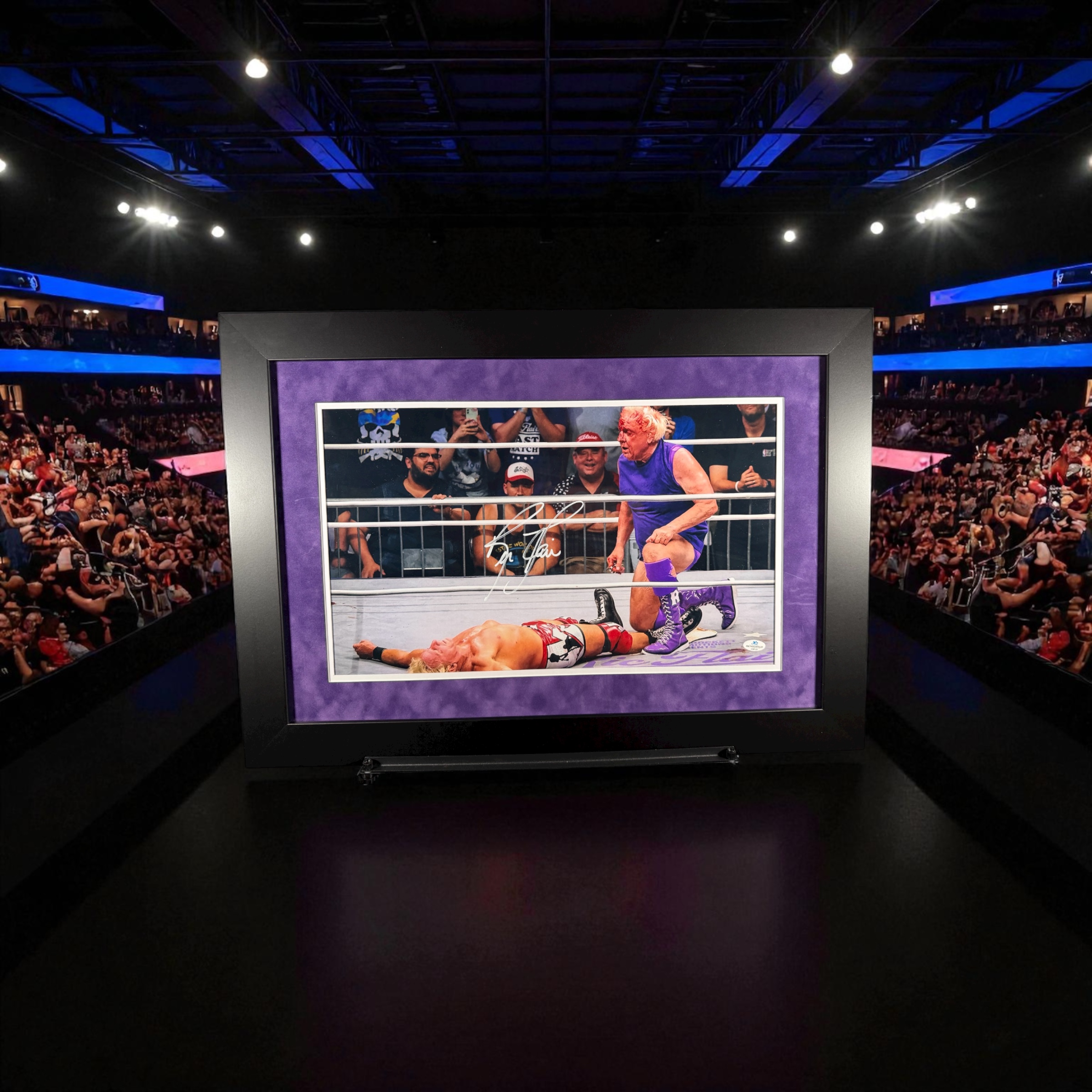 Ric Flair Autographed Pro Wrestling Photo