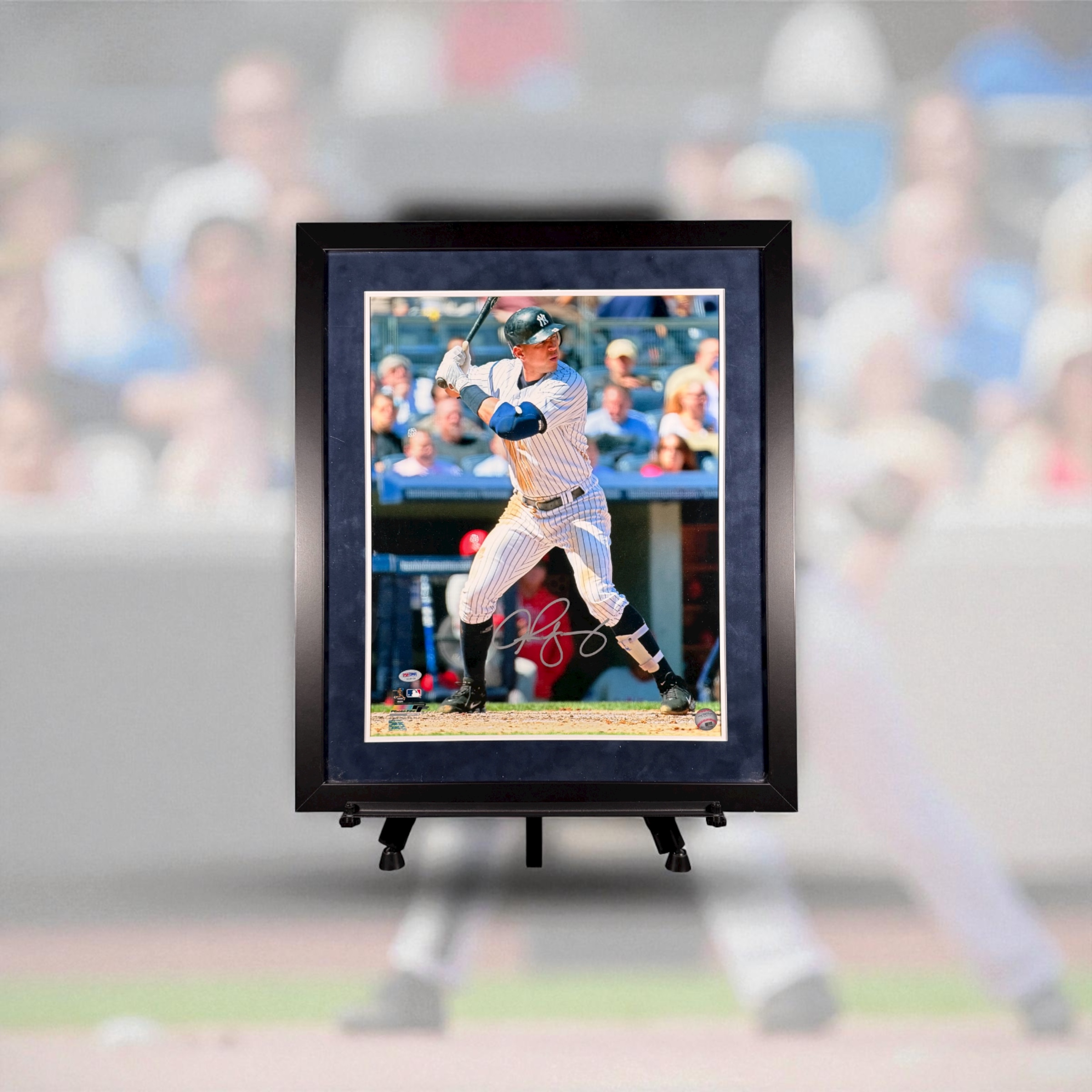 Alex Rodriguez Framed Autographed Baseball Photo