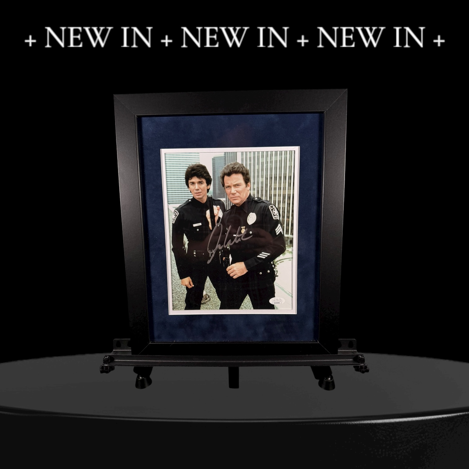 William Shatner Autographed Framed T.J. Hooker