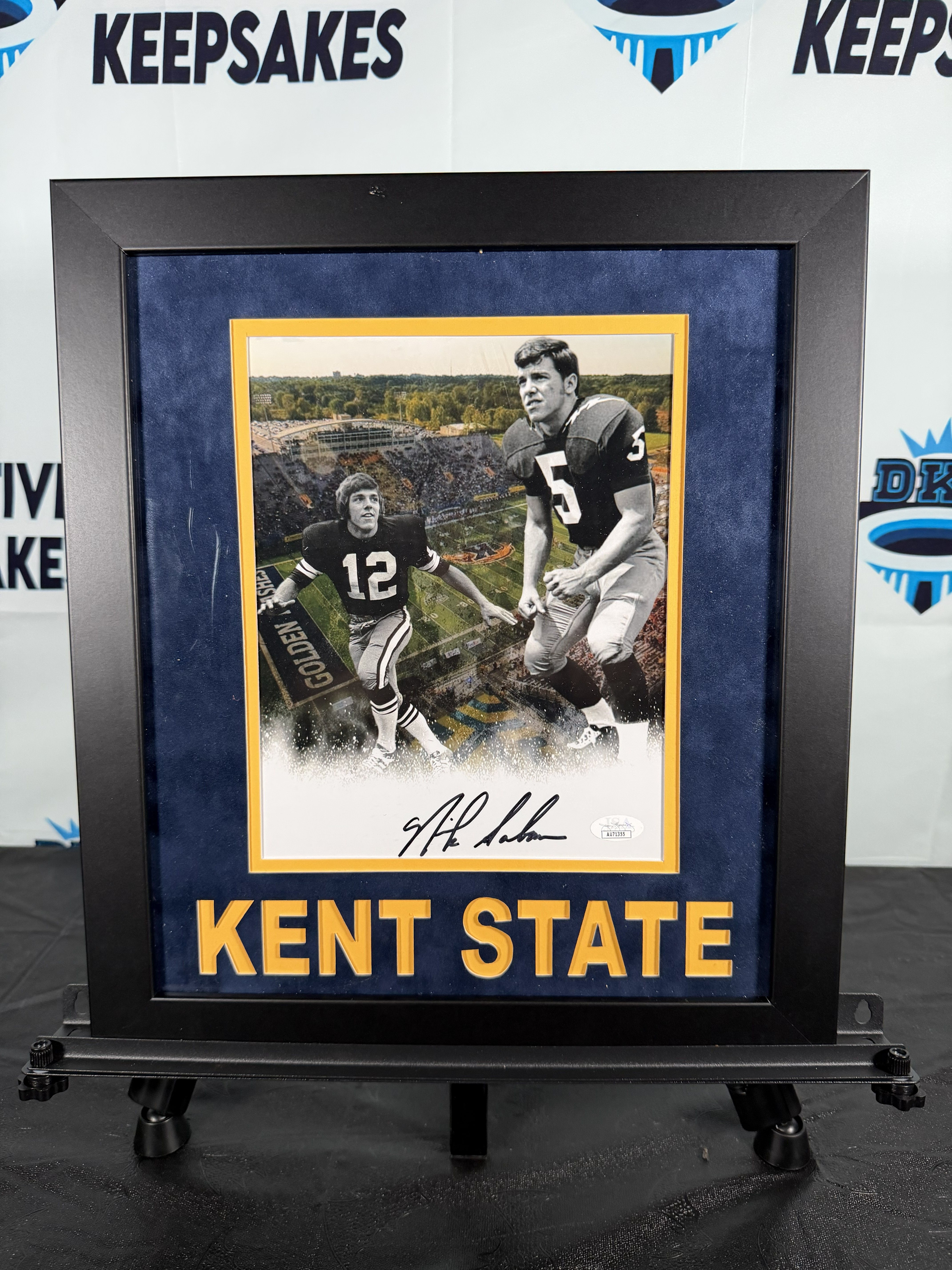 Nick Saban Kent State Framed Football Memorabilia