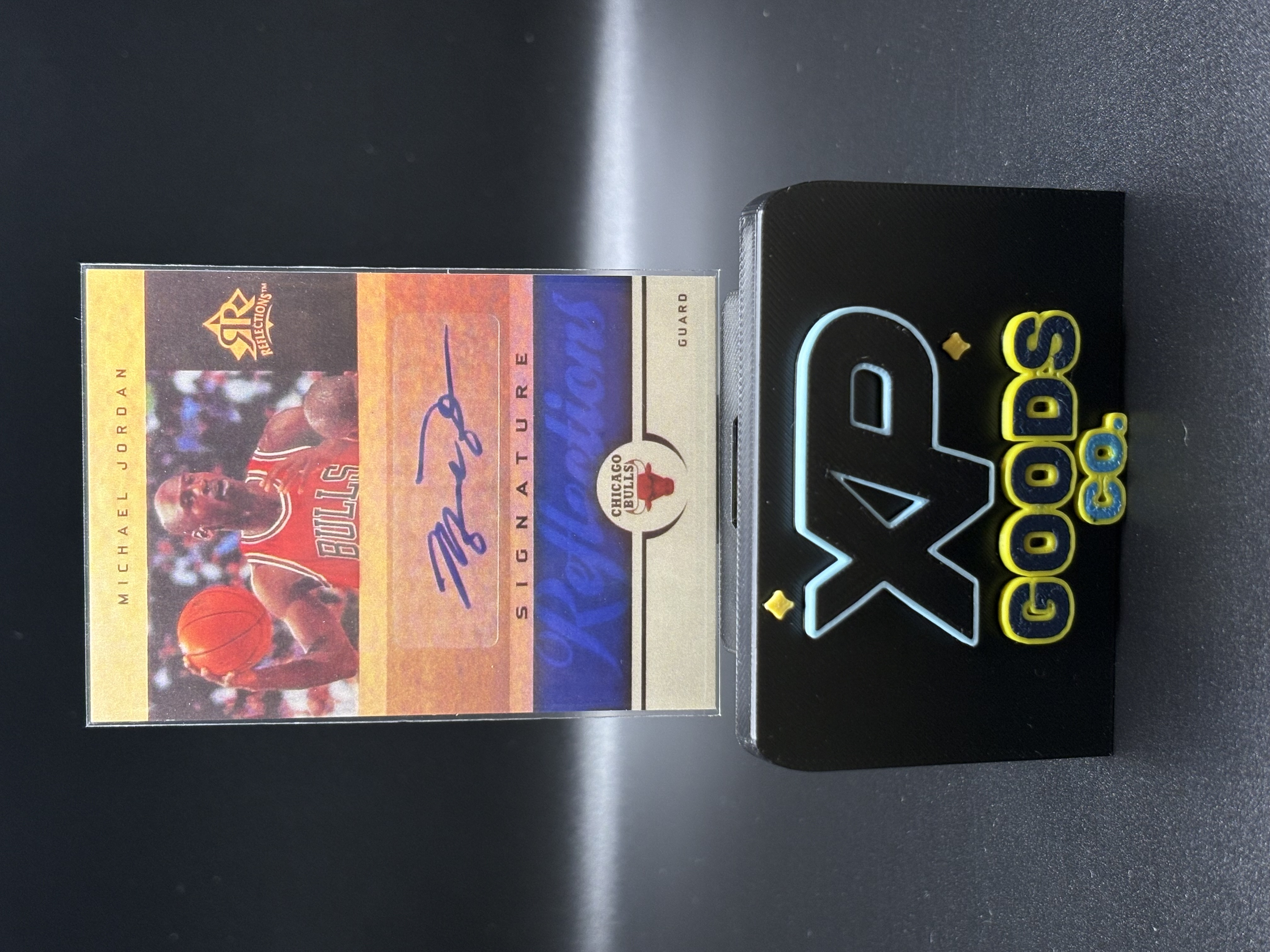 Michael Jordan Signed Basketball Card