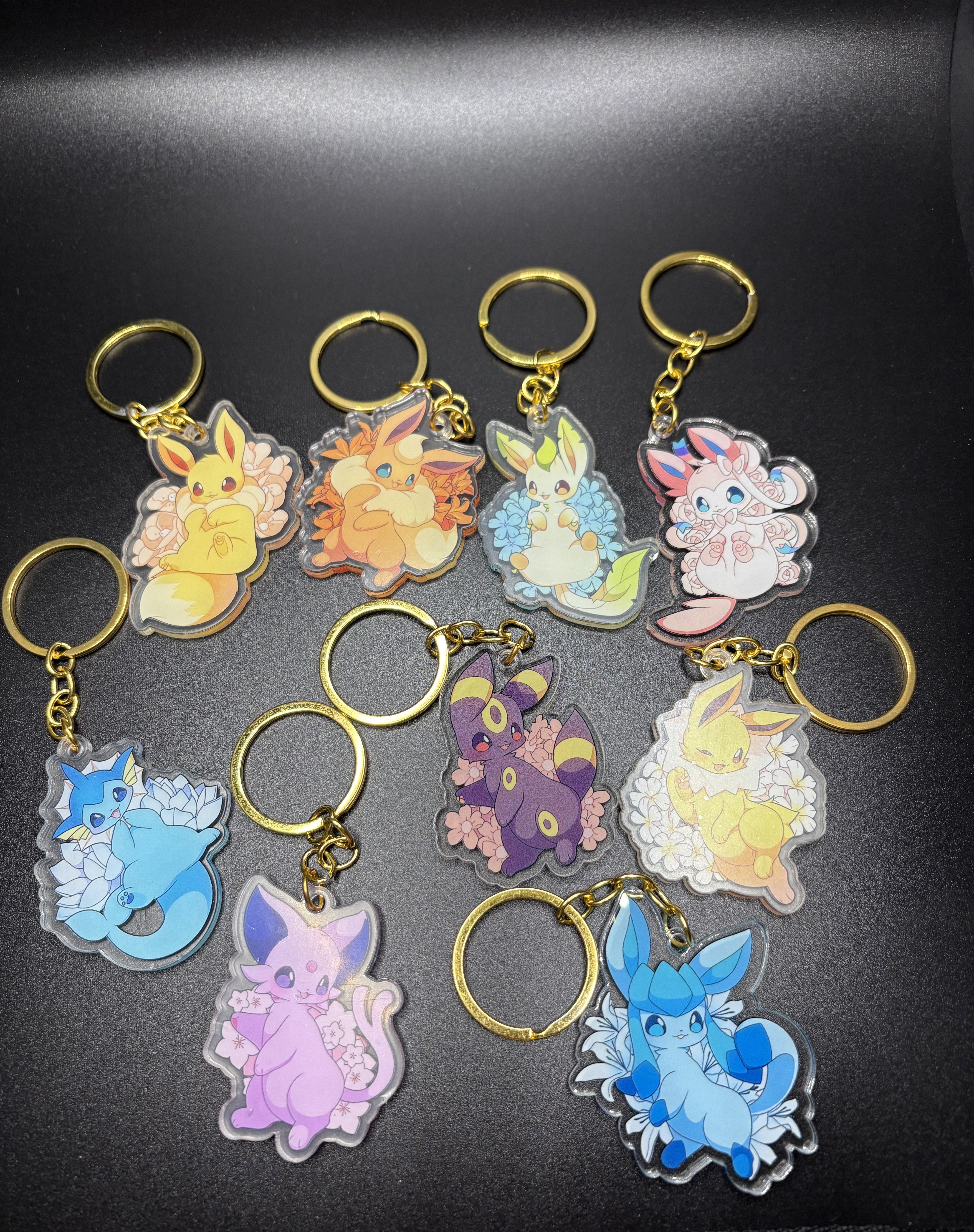 Eevee Evolution Keychains