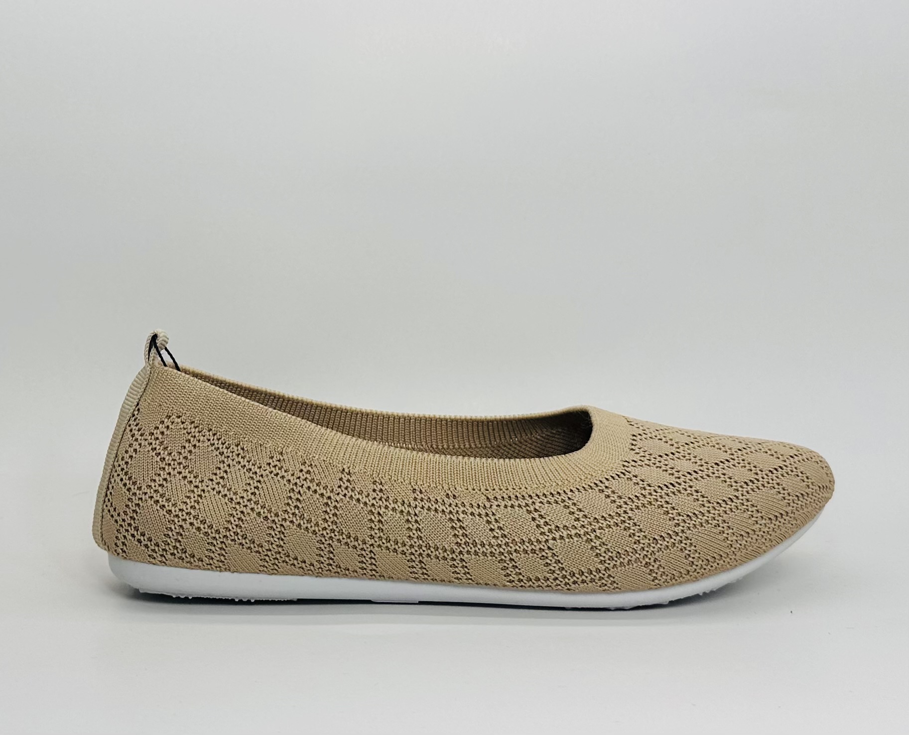 Senshoe knitted ballet flat designs - Pink, Black, Beige, Blue