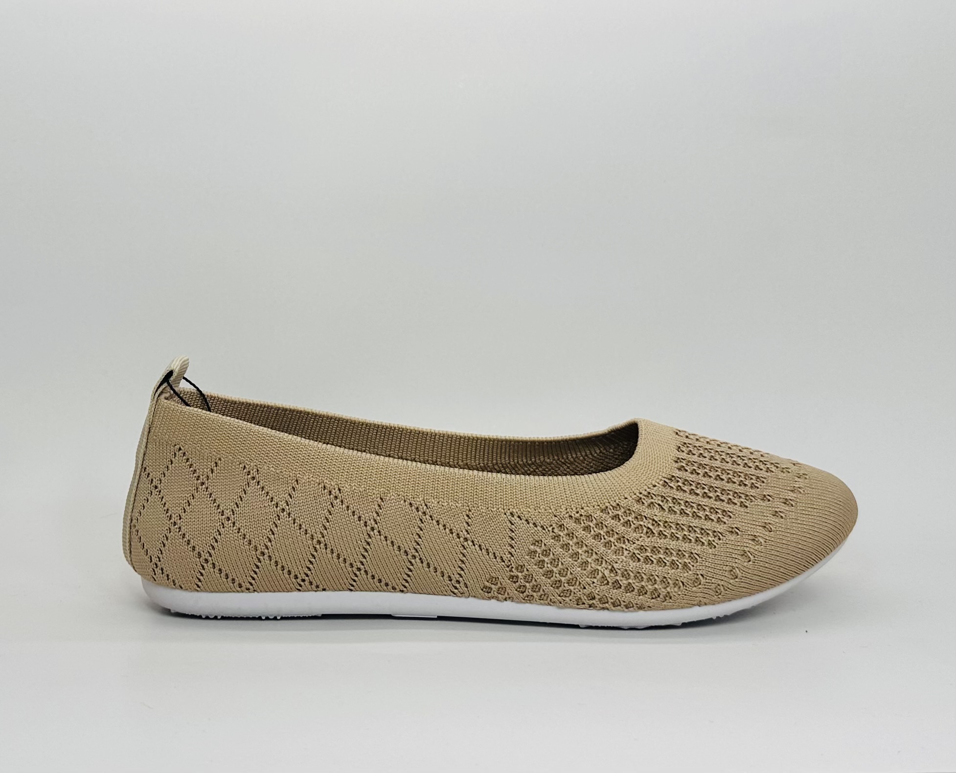 Senshoe Knit Ballet Flat design - Black, Pink, Maroon, Beige