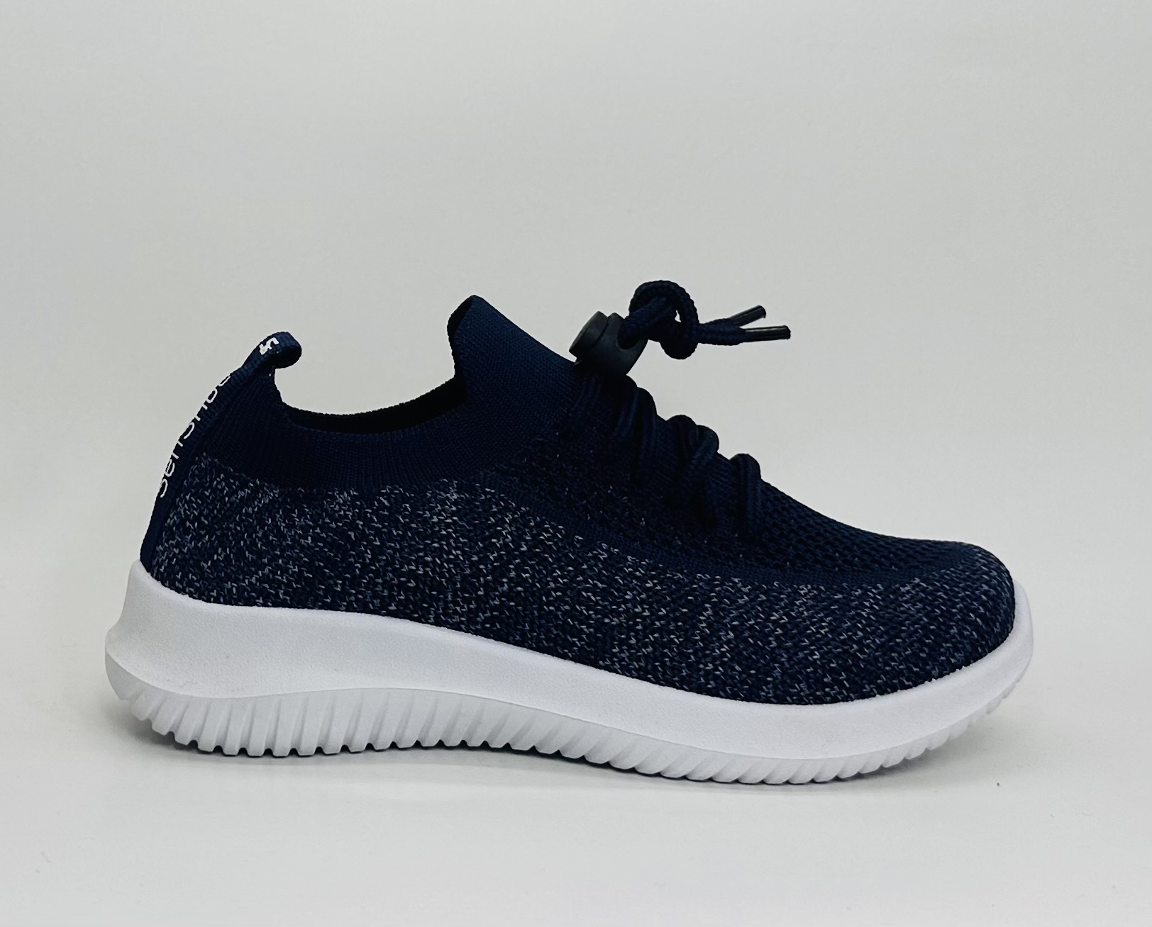 Senshoe Knitted casual kid's sneaker - Grey, Black, Blue, Rose pink