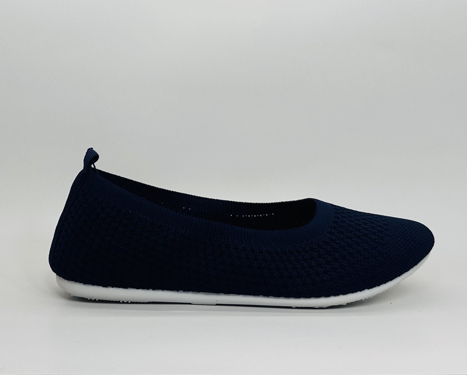 Senshoe Knit Ballet Flat - Beige, Pink, Blue, Black