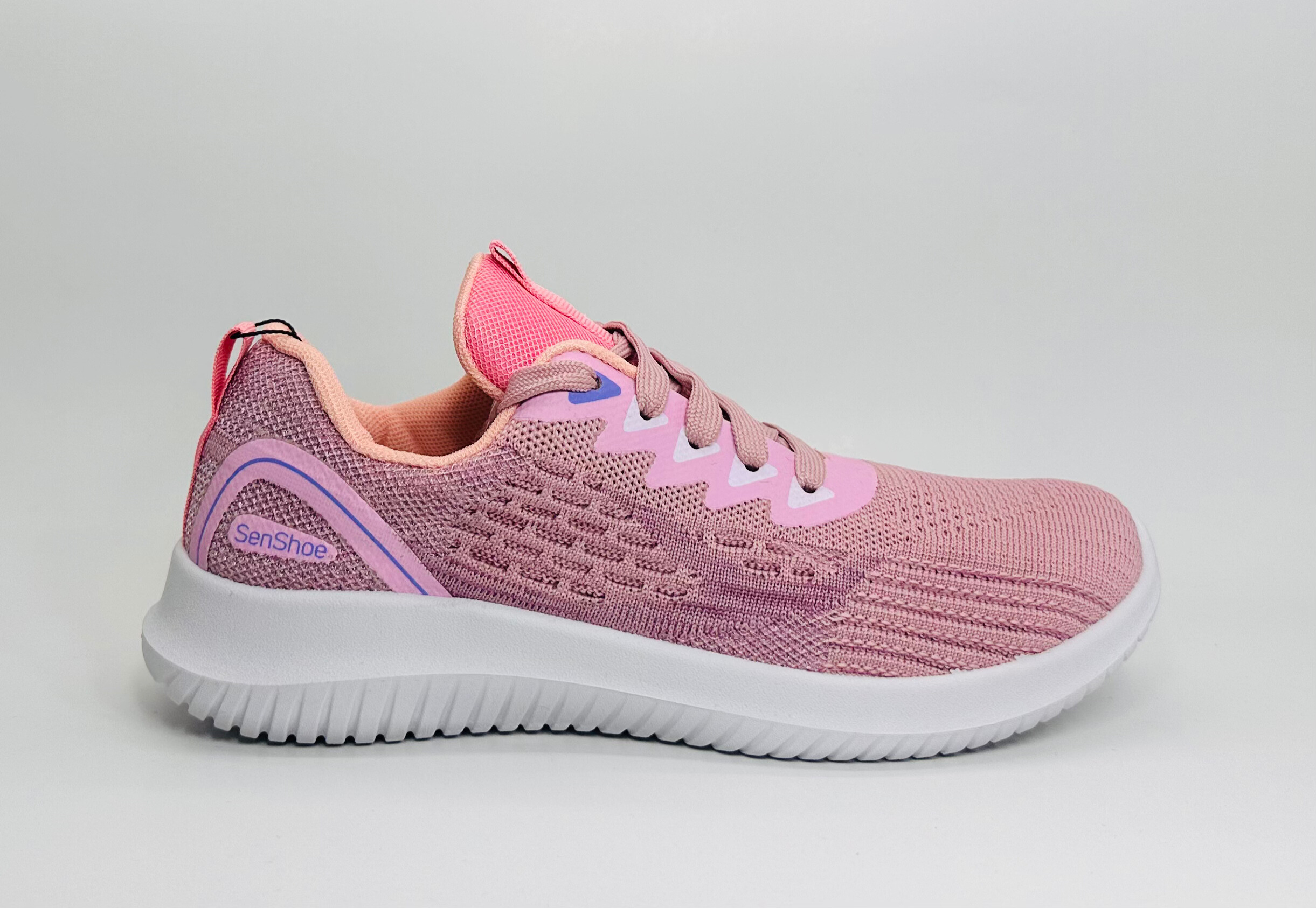 SenShoe Lightweight Running Sneakers - Blue, Red, White, Pink