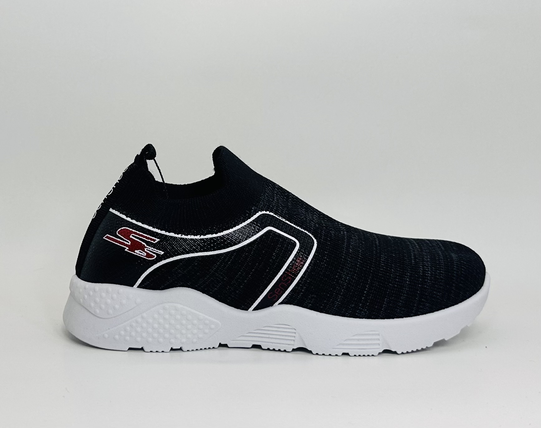Senshoe kid's Slip-On Sports Shoes - Black, Pink, Grey, Blue