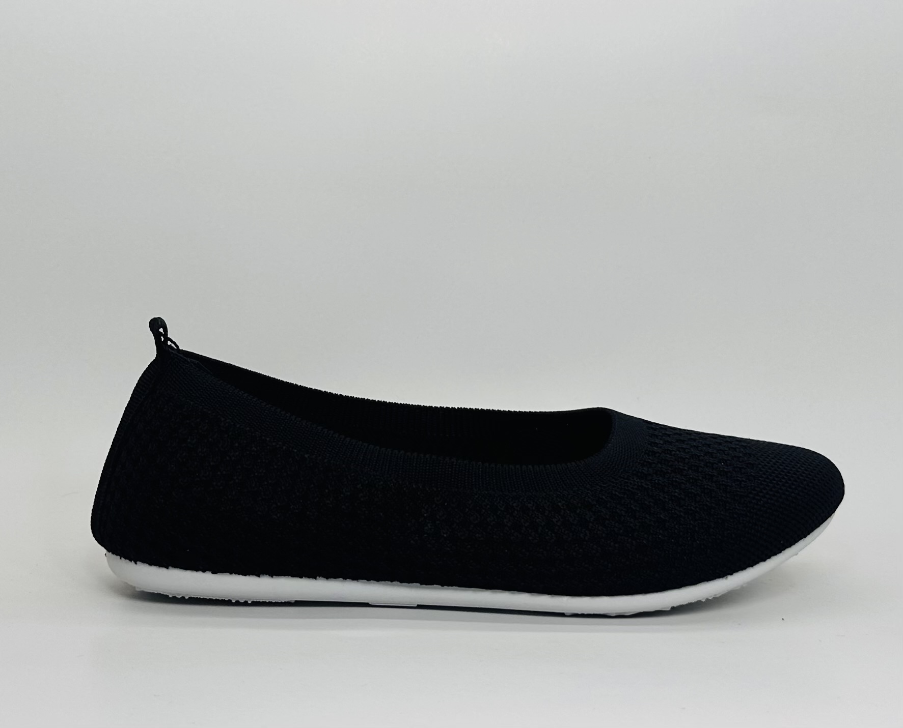 Senshoe Knit Ballet Flat - Beige, Pink, Blue, Black