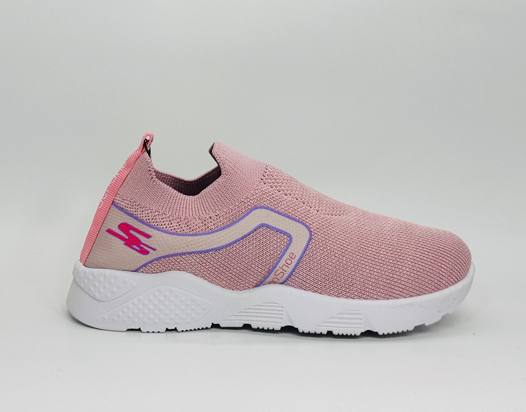 Senshoe kid's Slip-On Sports Shoes - Black, Pink, Grey, Blue