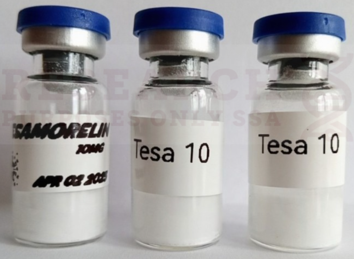 Tesamorelin 10 MG x 10 Vials (100 MG Total) 99% Purity 