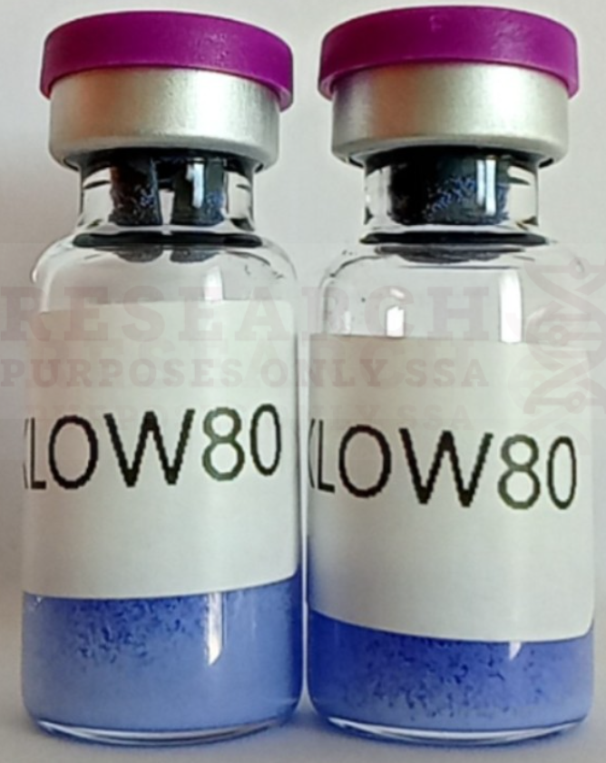 Klow Mix 80 MG x 10 Vials (800 MG Total) (Contains 50 MG GHK-CU, 10 MG BPC-157, 10 MG TB-500, 10 MG KPV Per Vial)