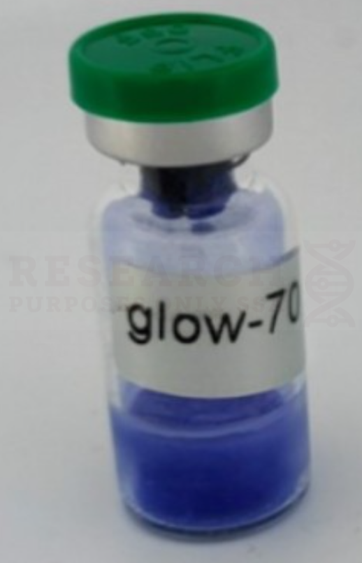 Glow Mix 70 MG x10 Vials (700 MG Total) (Contains 50 MG GHK-CU, 10 MG BPC-157, 10 MG TB-500 Per Vial)