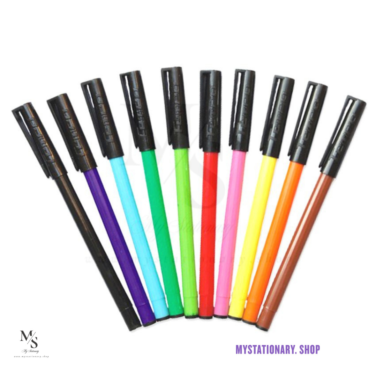 Turbo Colour Markers Set of 10