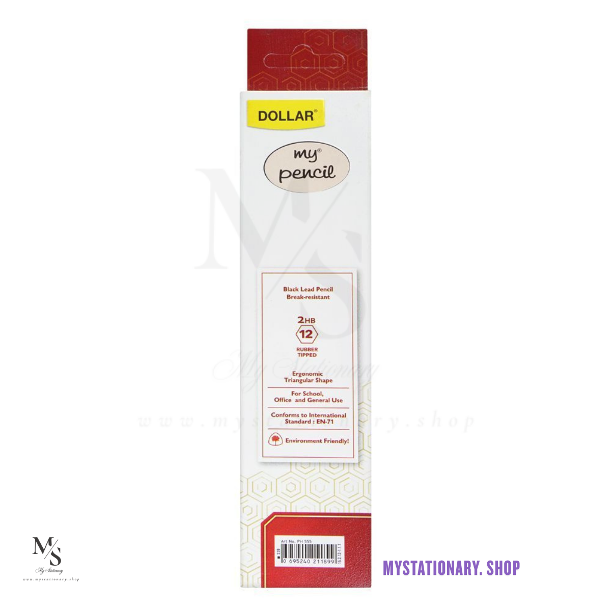Dollar My Pencil PH555 - 2HB (Pack of 12)