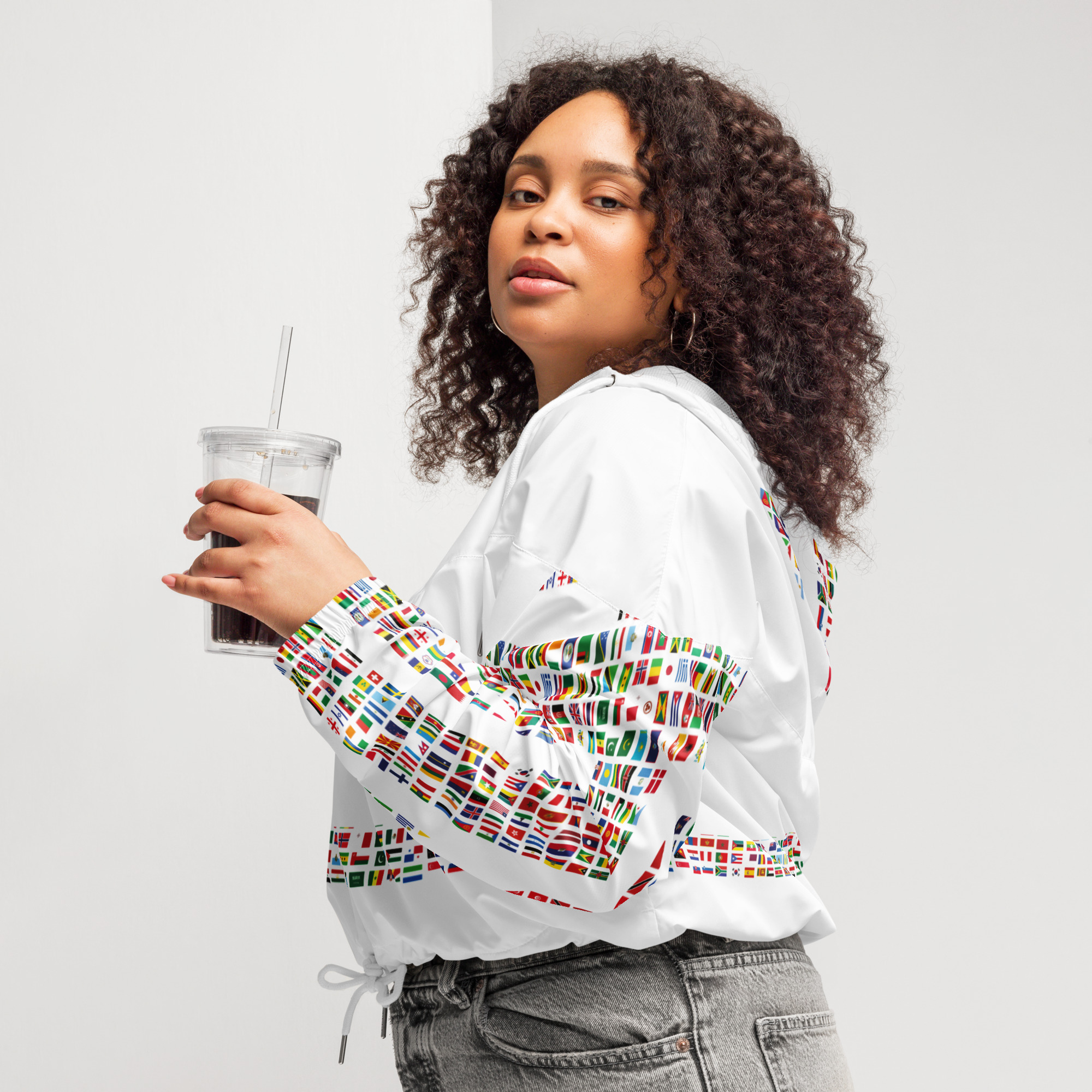 Women’s cropped windbreaker