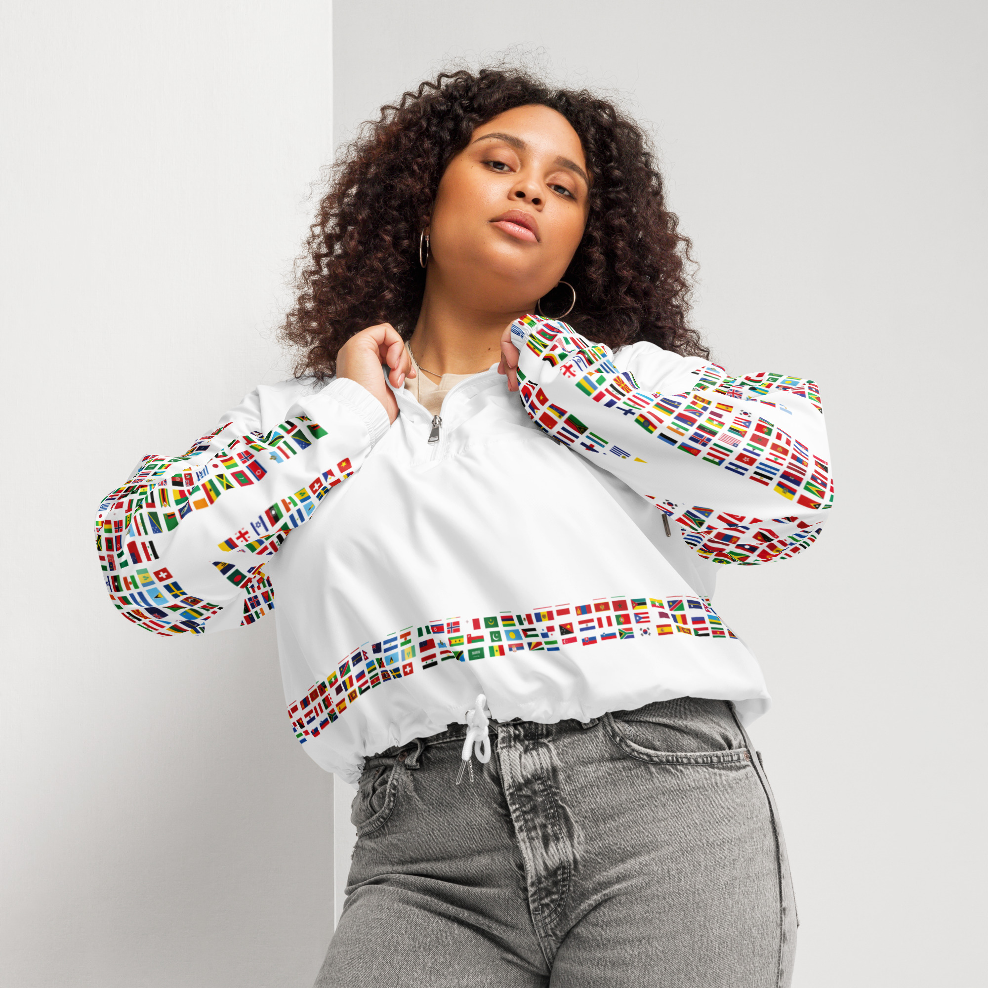 Women’s cropped windbreaker