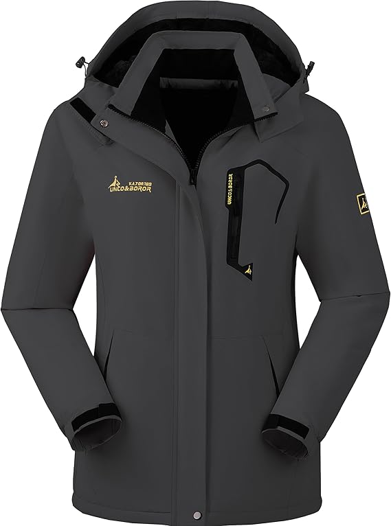 Waterproof Warm Winter Snow Coat for Women Ski Jacket for Snowboarding Hiking