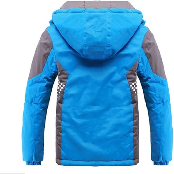 Vinmin Latest Boys Thicken Fleece Hooded Jacket Warm Quilted Coat Outdoor
