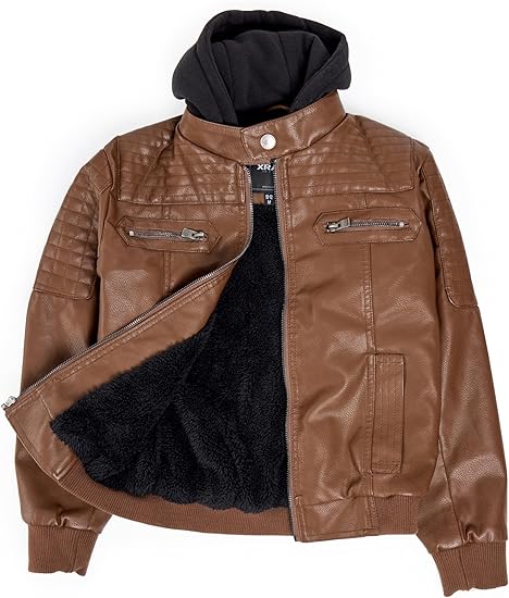 X RAY Teen Faux Leather Jacket for Fall & Winter
