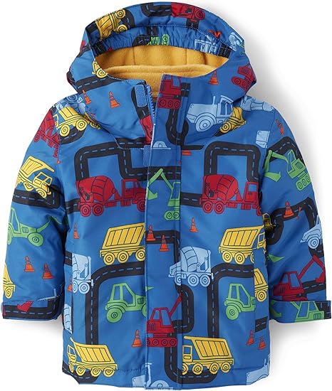 The Children's Place Baby Boys' and Toddler Heavy 3 in 1 Winter Jacket