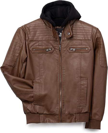 X RAY Teen Faux Leather Jacket for Fall & Winter