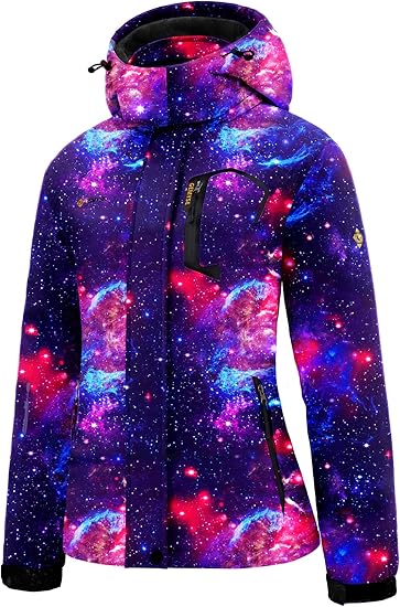 Galaxy Print Winter Jacket