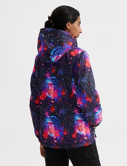Galaxy Print Winter Jacket