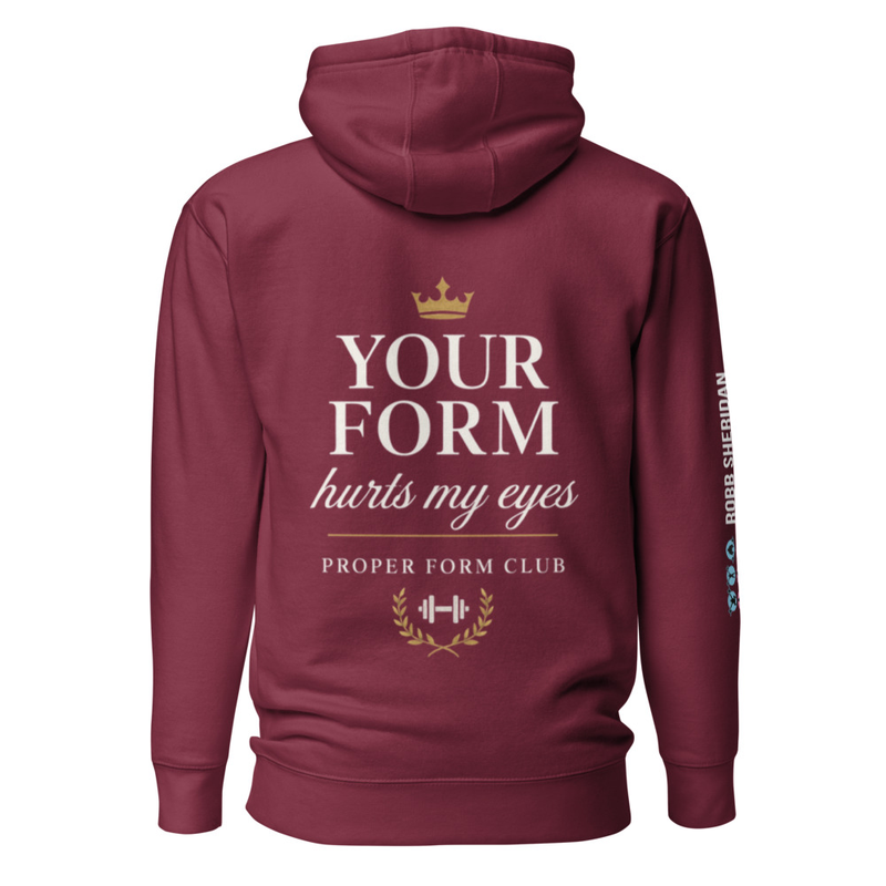 Proper Form Club Hoodie - Unisex