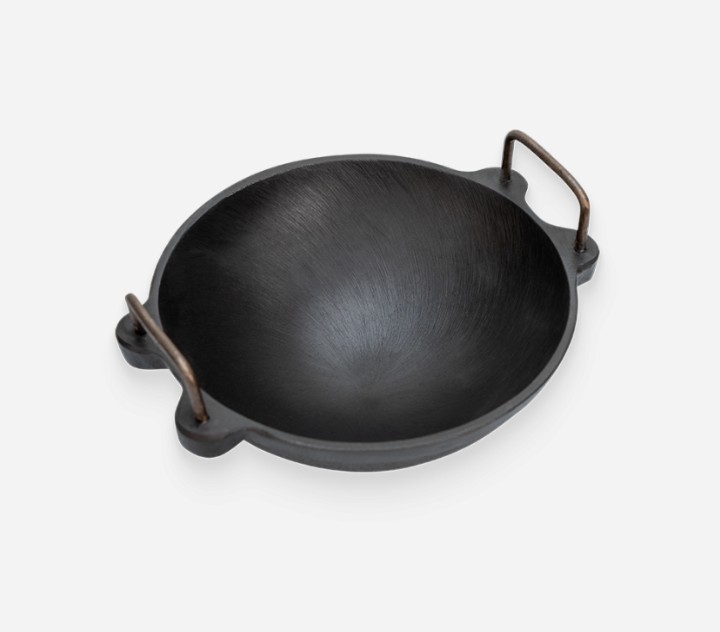 Seasoned Cast Iron Kadai