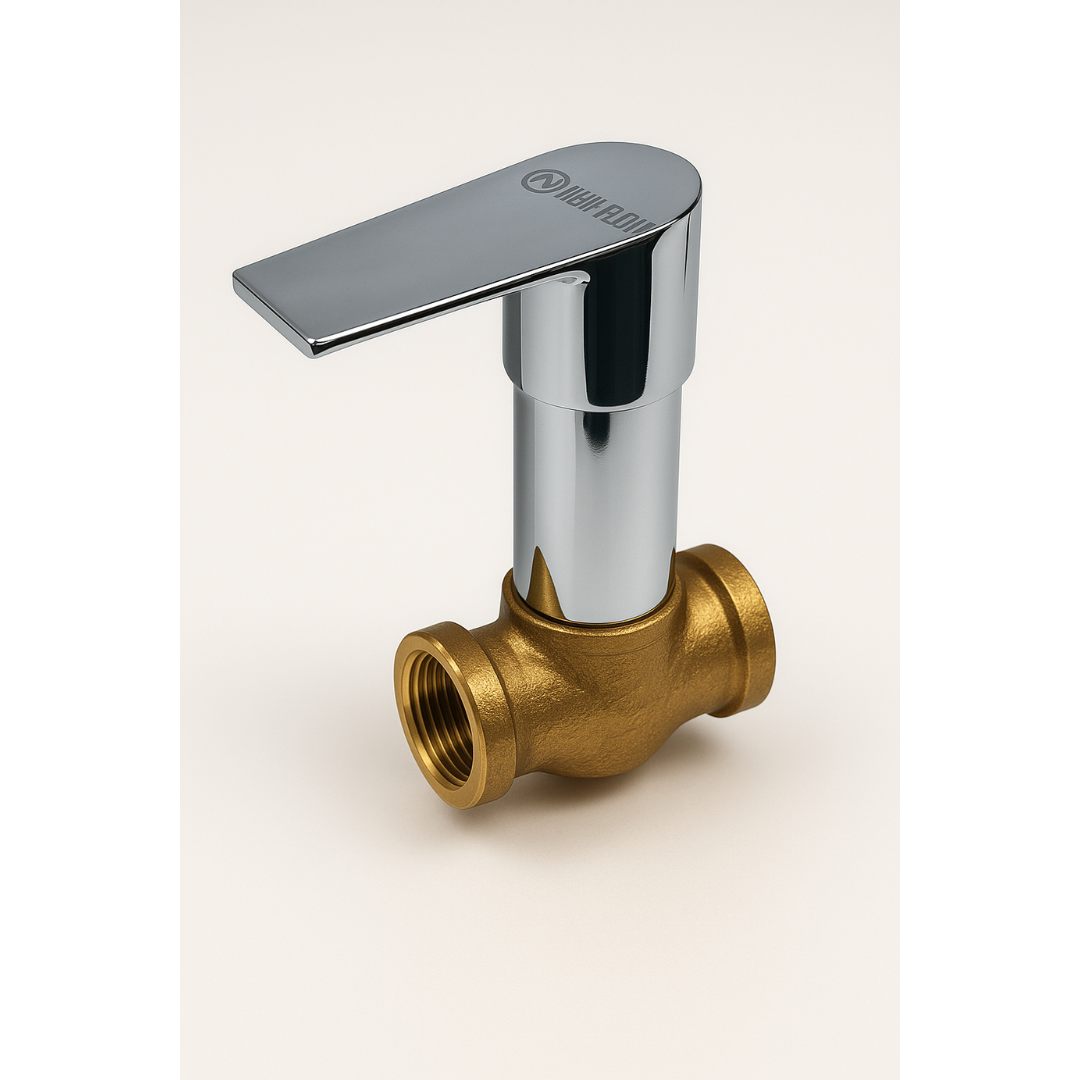 Arya Range Concealed Stop Cock 3/4 – Set of 2 | Premium Brass In-Wall Valves