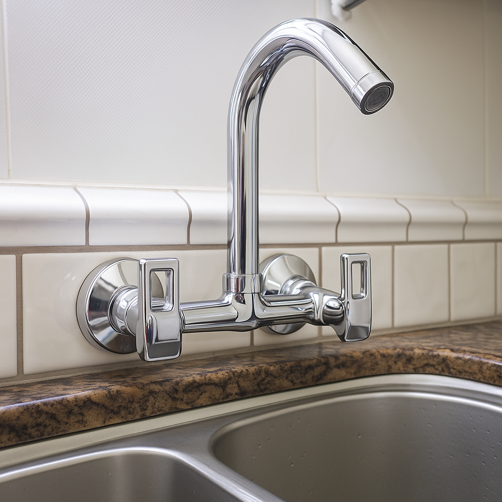 Cubix Range Sink Mixer | Premium Brass Kitchen Mixer Tap