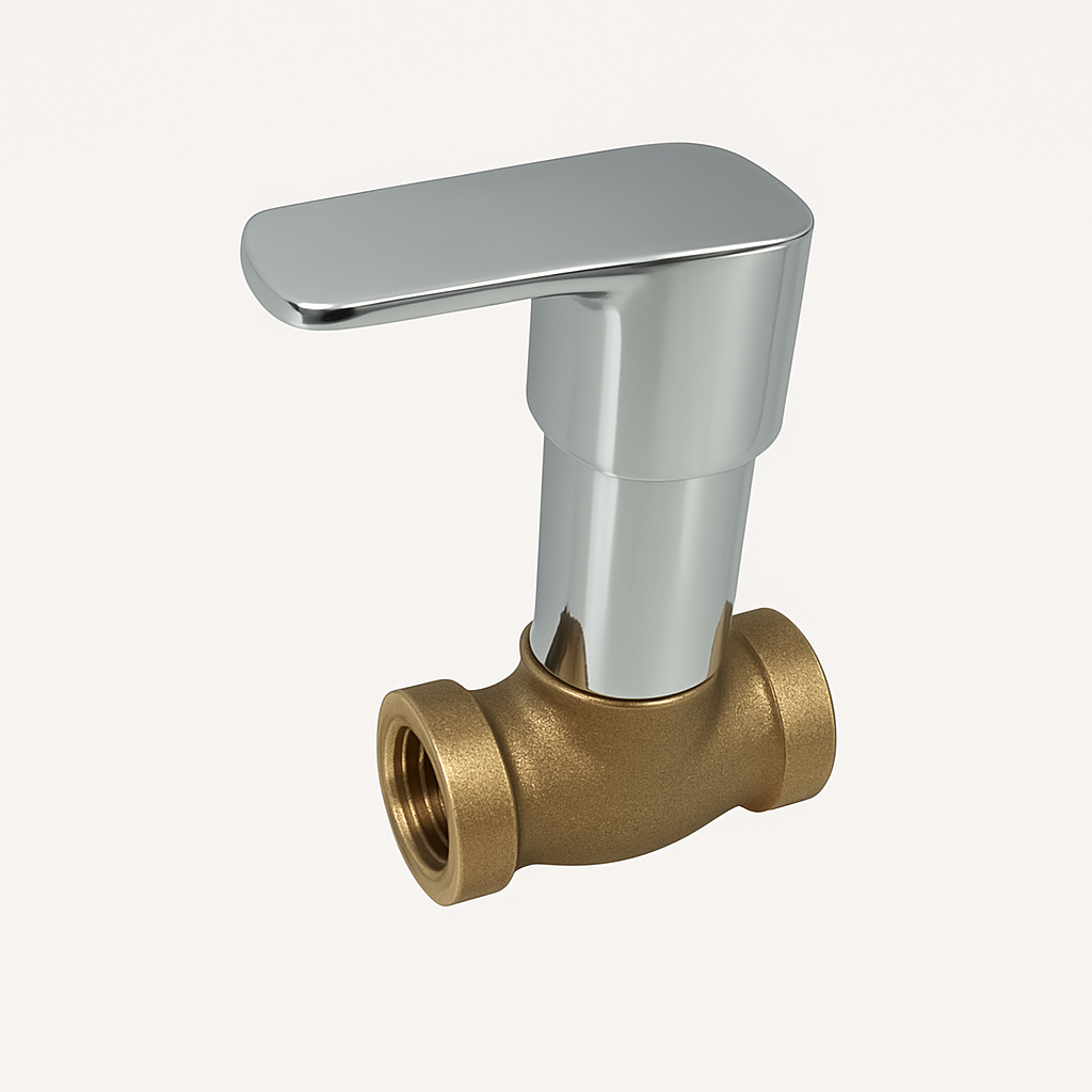 Creta Range Concealed Stop Cock 3/4 – Set of 2 | Premium Brass In-Wall Valves