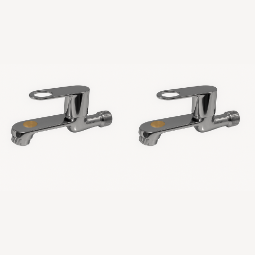 Cosco Range Long Body Tap – Set of 2 | Premium Brass Wall Mounted Faucets