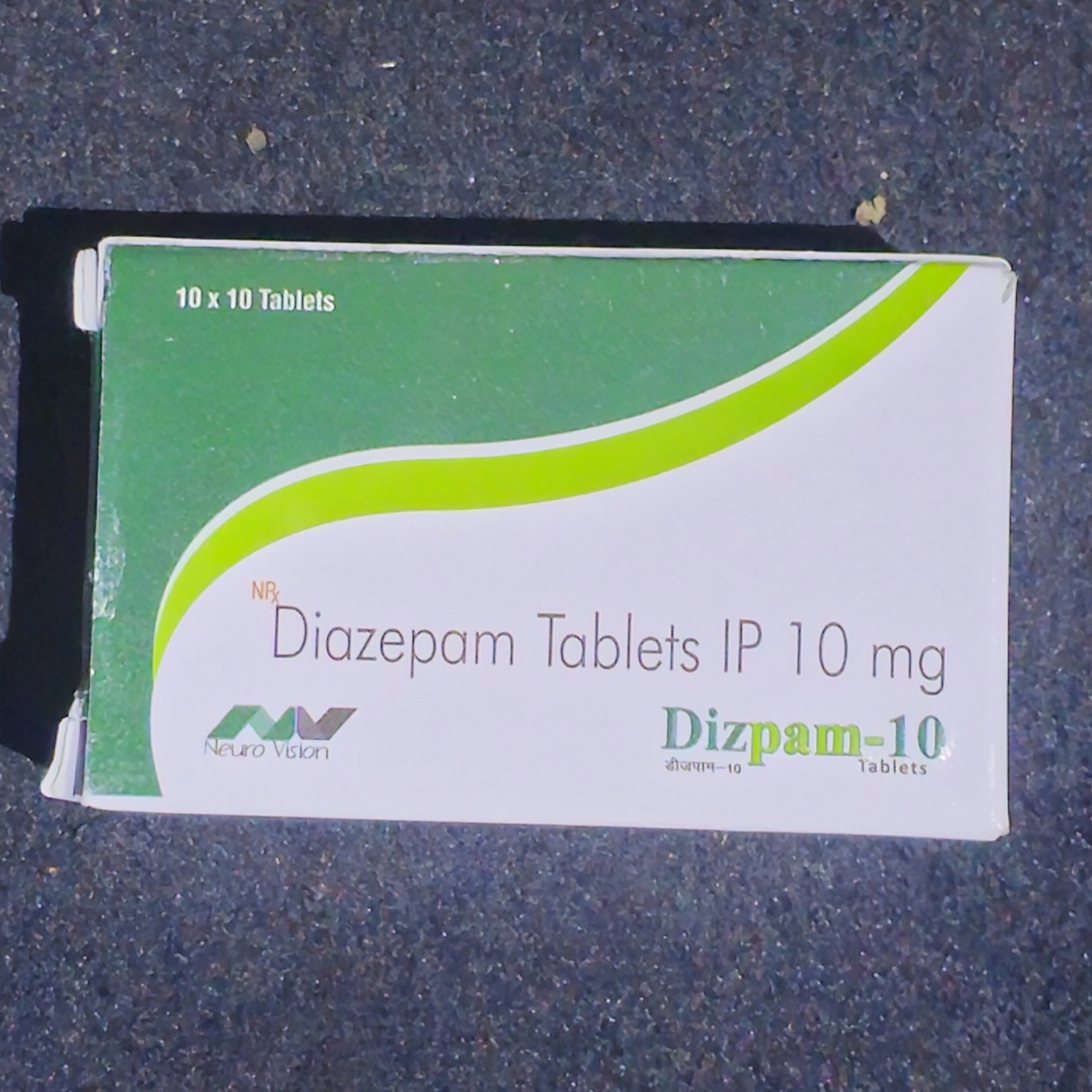 Diazepam Tablets IP 10 mg (Indian Brand)