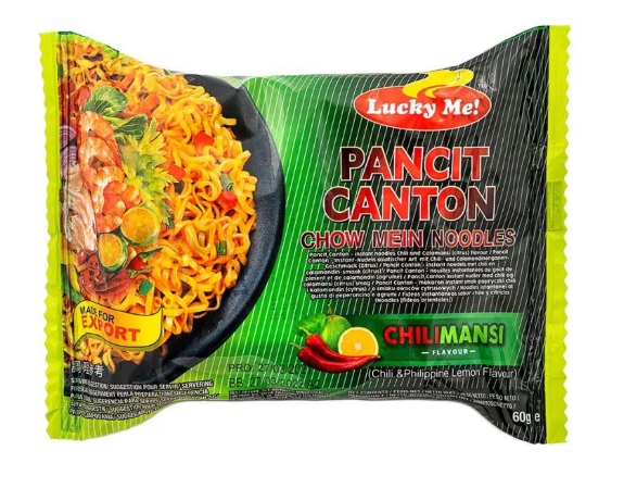 Lucky Me! Pancit Canton Instant Noodles Chili 