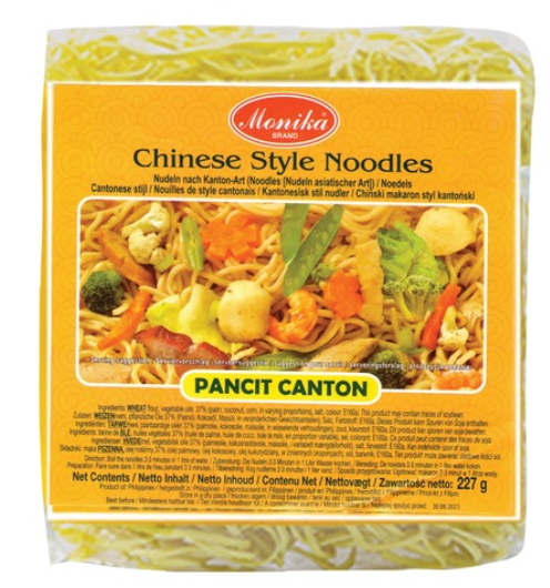 Chinese Style Noodles - Pancit Canton Monika 227 gr