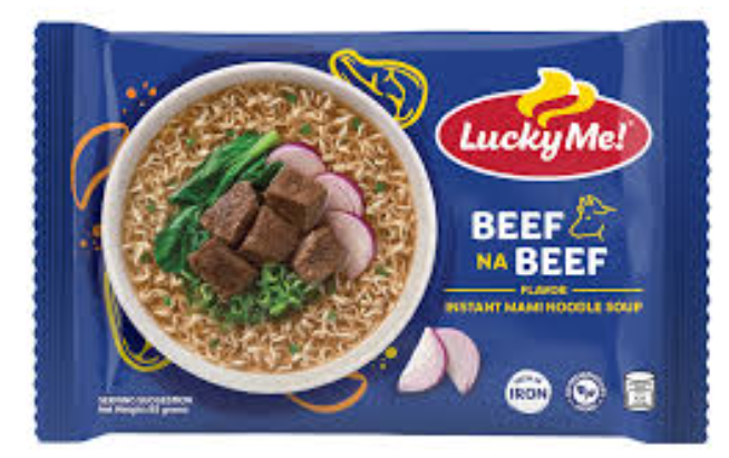 Lucky Me! Beef na Beef Instant Noodle Soup