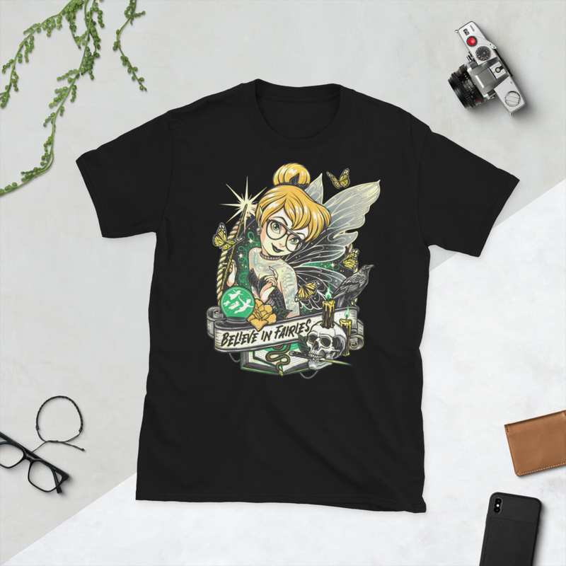 Punk Princess Believe In Fairies Short-Sleeve Unisex T-Shirt
