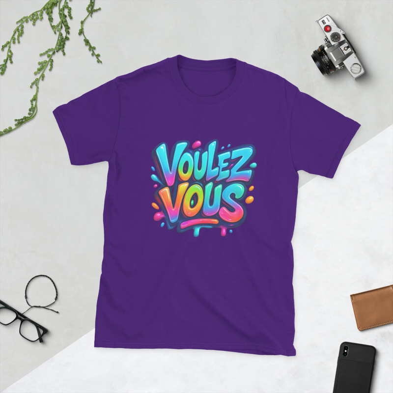 Voulez Vouz Short-Sleeve Unisex T-Shirt