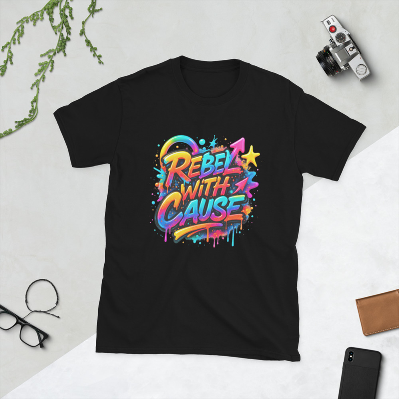 Rebel With Cause Short-Sleeve Unisex T-Shirt