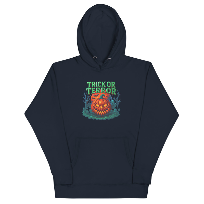 Trick or Terror Jack'O'Lantern Halloween Hoodie