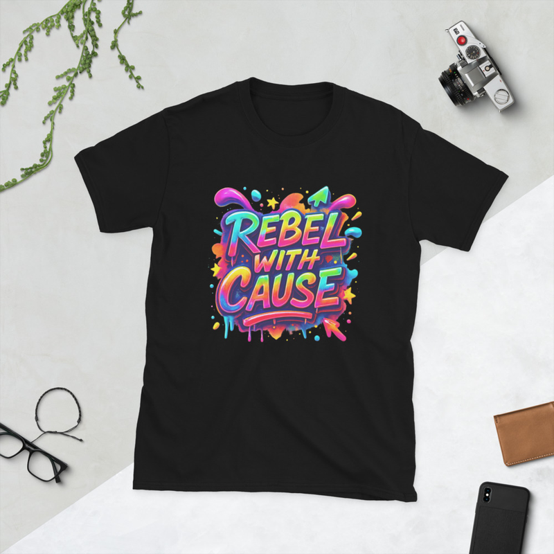 Rebel With Cause Short-Sleeve Unisex T-Shirt