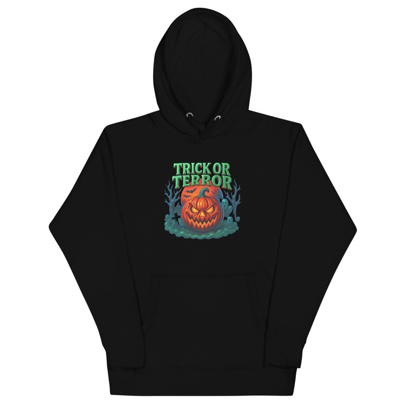 Trick or Terror Jack'O'Lantern Halloween Hoodie