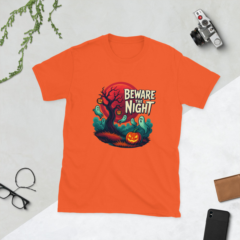 Halloween Beware The Night Short-Sleeve Unisex T-Shirt