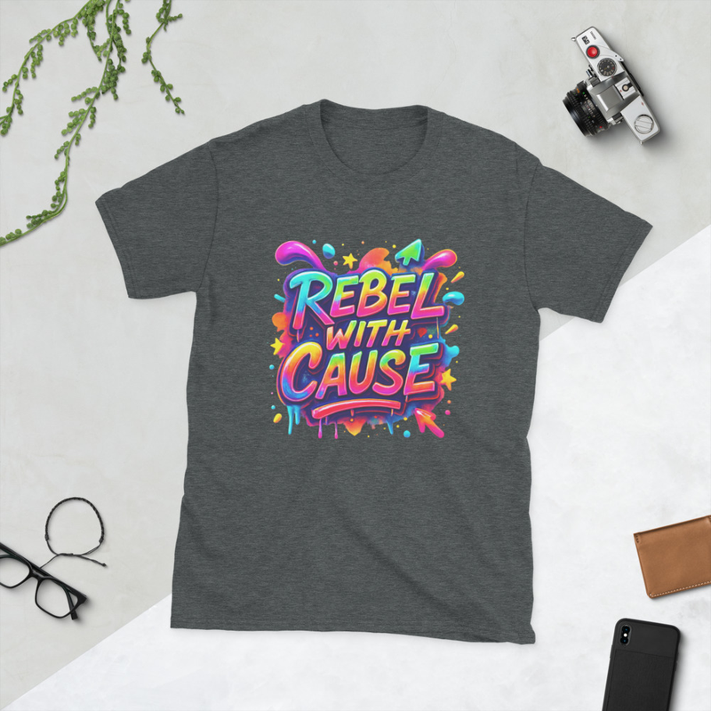 Rebel With Cause Short-Sleeve Unisex T-Shirt